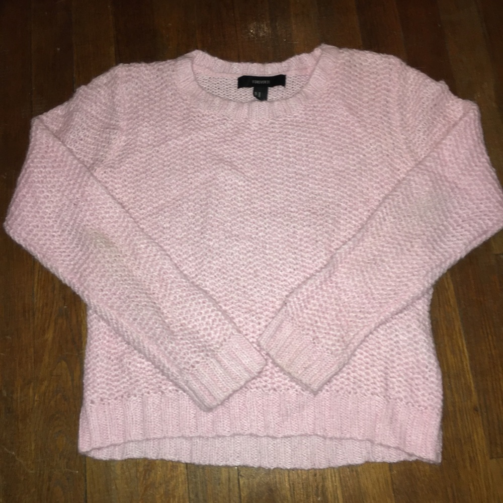 Cute Pale Pink Forever 21 Sweater